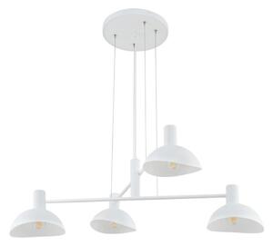 Lampadario a sospensione con filo ARTIS 4xE14/40W/230V bianco