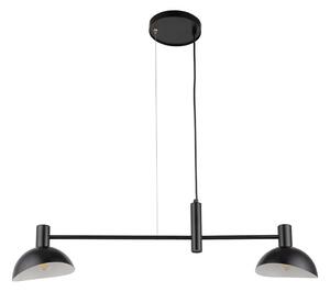 Lampadario a sospensione con filo ARTIS 2xE14/40W/230V nero