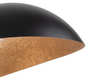 Lampadario a stelo SPACE 2xE27/60W/230V nero/rame