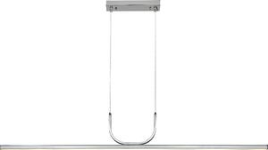 Rabalux 72129 Lampada a sospensione Elia, 25W, 3000K, 1150lm, alluminio, bianco argento, quadrato, bianco caldo, moderno