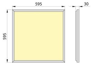 Pannello LED da incasso OREGA PLUS 60 LED/40W/230V 4000K IP40