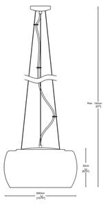 Zuma Line P0076-05L-F4FZ - Lampadario di cristallo su filo CRYSTAL 5xG9/42W/230V
