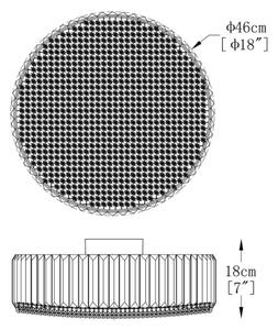 Zuma Line C0360-05B-F4AC - Plafoniera di cristallo PRINCE 5xG9/42W/230V