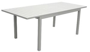 Tavolo Allungabile da Giardino 200x100x75 cm in Alluminio Bianco