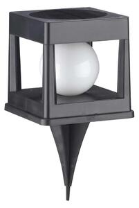 Lampada solare CUBO LED/3,7V 1200 mAh IP44 nera