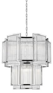 Zuma Line P0528-08A-F4AC - Lampadario a sospensione con catena SERGIO 8xE14/60W/230V cromo