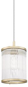 Zuma Line P0528-01F-V6AC - Lampadario a sospensione con filo SERGIO 1xE14/60W/230V oro