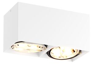 Zuma Line ACGU10-116 - Faretto BOX 2 2xGU10-ES111/15W/230V bianco