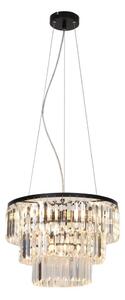Zuma Line P17127-4 - Lampadario a sospensione con filo TIFANNY 4xE14/40W/230V nero