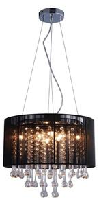 Zuma Line RLD92174-8B - Lampadario su filo VERONA 8xG9/40W/230V nero