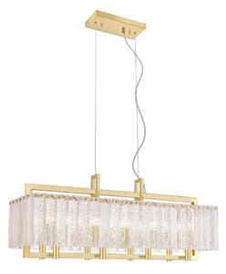 Zuma Line P0523-08A-U8AC - Lampadario a sospensione con filo PALACE 8xG9/42W/230V oro