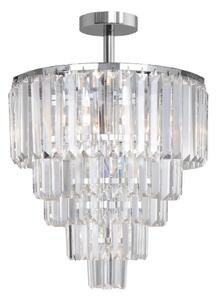 Zuma Line FC17106/6+3+1-CHROME+CL - Lampadario a plafone AMEDEO 10xE14/40W/230V cromo