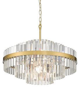 Zuma Line P0567-12A-2GAC - Lampadario a sospensione con catena CONSTANTINOPLE 12xG9/28W/230V oro
