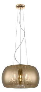 Zuma Line P0076-05L-F7HF - Lampadario a sospensione con filo CRYSTAL 5xG9/33W/230V diametro 40 cm oro