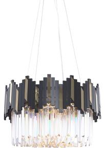 Zuma Line 2200018M - Lampadario a sospensione con filo ROTTA 6xE14/40W/230V nero/oro