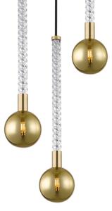 Zuma Line P0583-03B-2GHF - Lampadario a sospensione con filo MIDA 3xG9/6W/230V ottone
