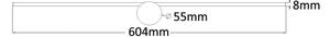 Zuma Line W89949-8W-CH - Illuminazione a LED per specchi CAMARA LED/8W/230V IP44 cromo
