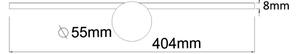 Zuma Line W89949-6W-GD - Illuminazione a LED per specchi CAMARA LED/6W/230V IP44 oro