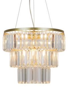Zuma Line P17127-4-1GD - Lampadario a sospensione con filo TIFANNY 4xE14/40W/230V oro
