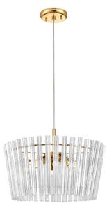 Zuma Line P0547-05H-F9AC - Lampadario a sospensione con filo BACH 5xE14/40W/230V oro