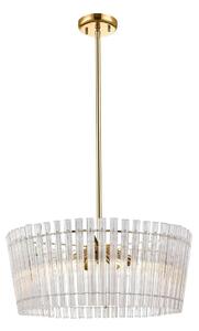 Zuma Line P0547-06H-F9AC - Lampadario a sospensione con supporto rigido BACH 6xE14/40W/230V oro