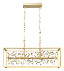 Zuma Line P0578-06C-V7V7 - Lampadario a sospensione con catena SPRING 6xG9/33W/230V oro