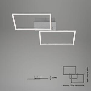 Briloner Plafoniera LED Frame S, dimming, CCT, 50x38,8cm