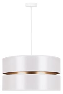 Duolla - Lampadario a sospensione con filo DUO 1xE27/15W/230V diametro 40 cm bianco/oro