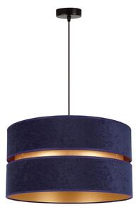 Duolla - Lampadario a sospensione con filo DUO 1xE27/15W/230V diametro 40 cm blu/oro