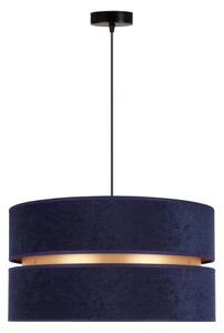Duolla - Lampadario a sospensione con filo DUO 1xE27/15W/230V diametro 40 cm blu/oro