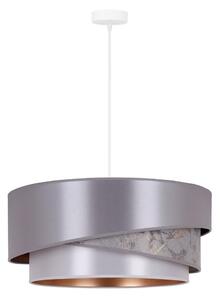 Duolla - Lampadario a sospensione con filo KOBO 1xE27/15W/230V diametro 45 cm argento/oro