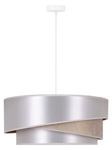 Duolla - Lampadario a sospensione con filo KOBO 1xE27/15W/230V diametro 45 cm argento/oro