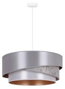 Duolla - Lampadario a sospensione con filo KOBO 1xE27/15W/230V diametro 45 cm argento/oro