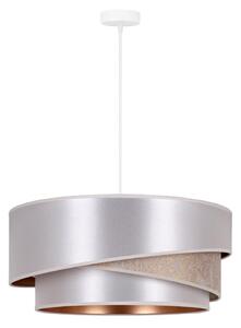 Duolla - Lampadario a sospensione con filo KOBO 1xE27/15W/230V diametro 45 cm argento/oro