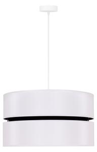 Duolla - Lampadario a sospensione con filo DUO 1xE27/15W/230V diametro 40 cm bianco/nero