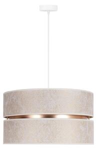 Duolla - Lampadario a sospensione con filo DUO 1xE27/15W/230V diametro 40 cm bianco/oro