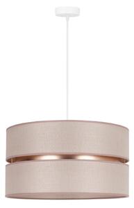 Duolla - Lampadario a sospensione con filo DUO 1xE27/15W/230V diametro 40 cm beige/oro