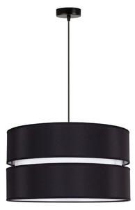 Duolla - Lampadario a sospensione con filo DUO 1xE27/15W/230V diametro 40 cm nero/bianco