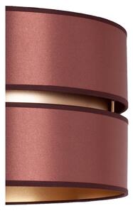 Duolla - Lampadario a sospensione con filo DUO 1xE27/15W/230V diametro 40 cm bordeaux/oro