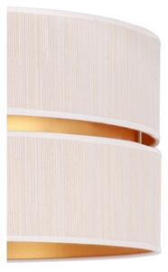 Duolla - Lampadario a sospensione con filo DUO 1xE27/15W/230V diametro 40 cm color crema/oro