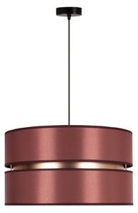 Duolla - Lampadario a sospensione con filo DUO 1xE27/15W/230V diametro 40 cm bordeaux/oro