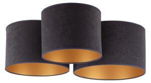 Duolla - Plafoniera ROLLER TRIO 3xE27/60W/230V antracite