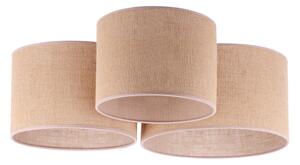 Duolla - Plafoniera ROLLER TRIO 3xE27/60W/230V beige