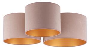Duolla - Plafoniera ROLLER TRIO 3xE27/60W/230V marrone