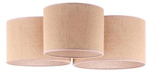 Duolla - Plafoniera ROLLER TRIO 3xE27/60W/230V beige