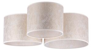 Duolla - Plafoniera ROLLER TRIO 3xE27/60W/230V bianco/oro