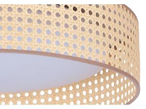 Duolla - Plafoniera LED ROLLER LED/24W/230V diametro 45 cm rattan