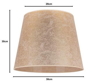 Duolla - Paralume per lampadario CLASSIC L E27 diametro 38 cm oro