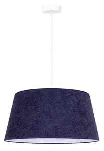 Duolla - Lampadario a sospensione con filo BOUCLE 1xE27/15W/230V diametro 50 cm blu