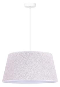 Duolla - Lampadario a sospensione con filo BOUCLE 1xE27/15W/230V diametro 50 cm bianco